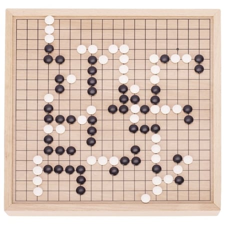 Jeu De Go Vintage ISY – Très Rare – Plateau Carton, Pierres Bois Et Plastique