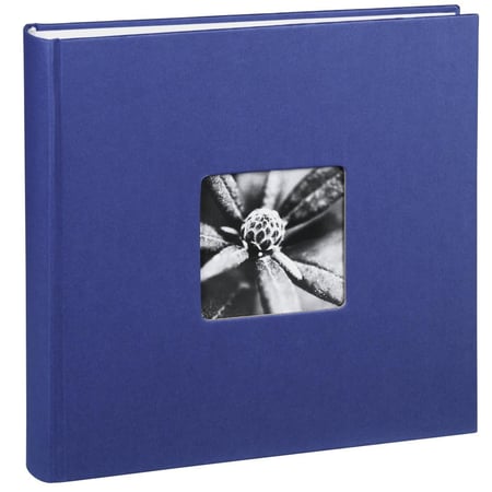 Album photo HAMA Jumbo Fine Art - Papier structuré - Bleu - 30 x 30 cm - 100 pages blanches