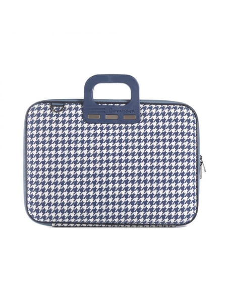 Mallette Pied De Poule Bombata 15'' - Navy