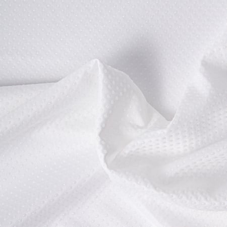 Tissu Antidérapant Doris dessous de tapis pois en relief Blanc