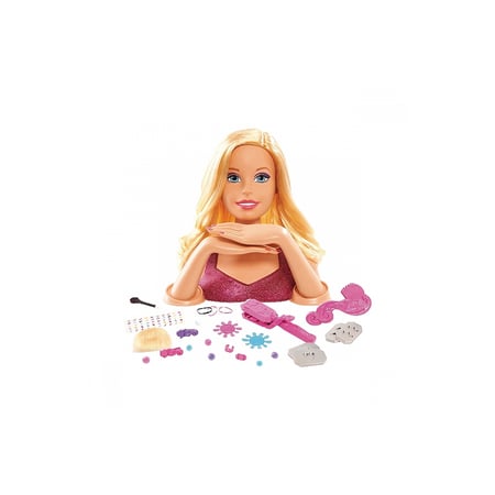 Barbie, Tête à Coiffer et à Maquiller Deluxe, 30 Accessoires Cheveux &  Maquillage, Jouet pour enfants dès 3 ans, GIOCHI PREZIOSI, BAR17 :  : Jeux et Jouets