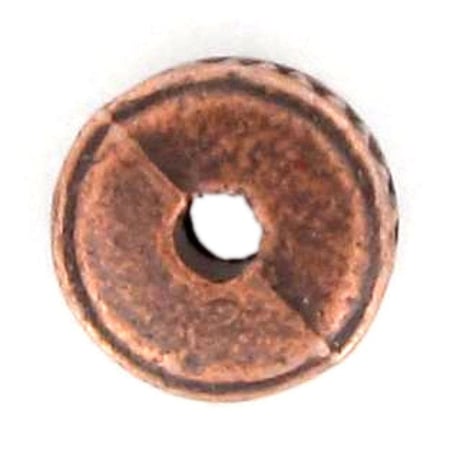 MégaCréa - Perle rondelle métal Ø 8 mm Cuivré (lot de 10)