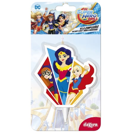 1 Bougie DC Super Hero Girls (7 cm)