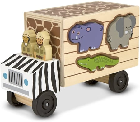 Camion de sauvetage d'animaux safari - Jeux à encastrer - Jeux de  manipulation - Jeux d'éveil