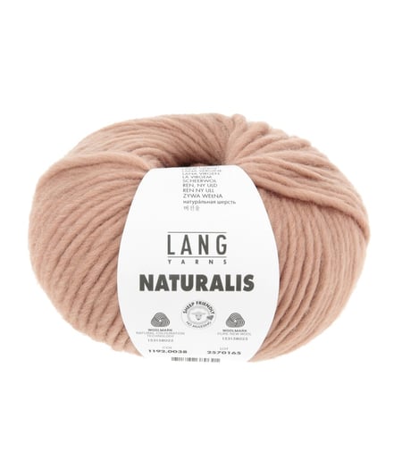 Pelote de laine Mérinos à tricoter Naturalis - Lang Yarns 38 biscuit