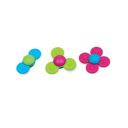 Whirly squigz - 3 toupies ventouses - dès 9 mois