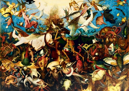 Puzzle 1000 pièces - Pieter Bruegel the Elder - The Fall of the Rebel Angels, 1562 - Bluebird Puzzle