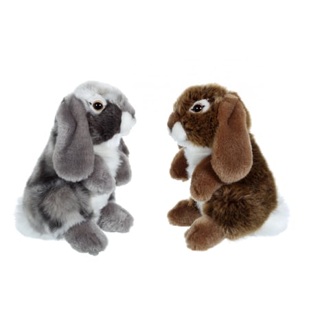 Duo Figurines PETSHOP : Lapin Bélier N°1417 + Cochon D'Inde N°1418 Avec Accessoire - Occasion