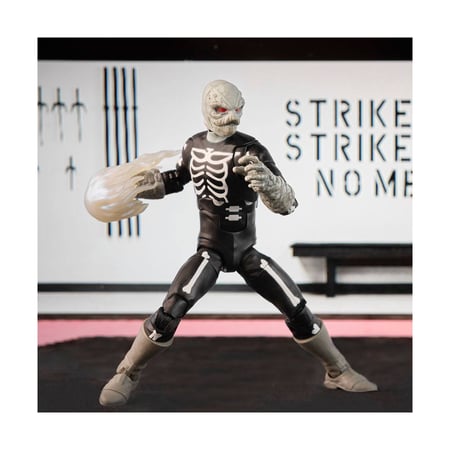 Power Rangers X Cobra Kai Ligtning Collection - Figurine Skeleputty 15 cm