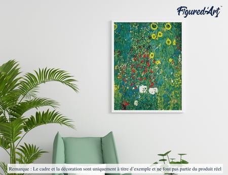 Peinture par Numéro Figured'Art - Kerim - Jardin de Tournesols - Kit de Loisir Créatif DIY Numéro d'Art Complet - 40x50cm sans châssis en bois