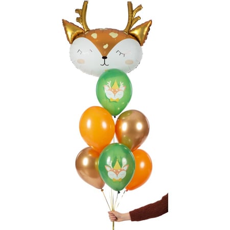 Bouquet 6 Ballons - Cerf
