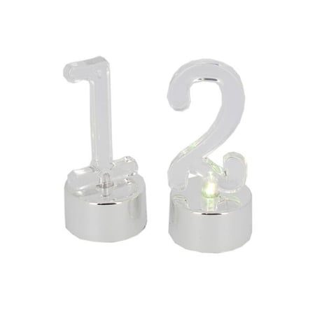 Bougies Chiffres 0 à 9 LED Patisdécor (x 10)