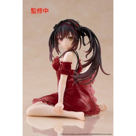 Date A Live V - Statuette Desktop Cute Figure Kurumi Tokisaki Nightwear Ver. Renewal 13 cm