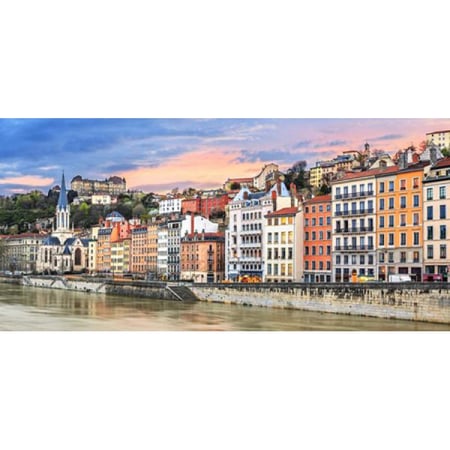 Puzzle 500 Pièces Quais De Saône Lyon - ALLIPSON