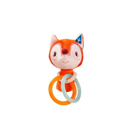 Alice mini hochet la renarde - Lilliputiens - Orange