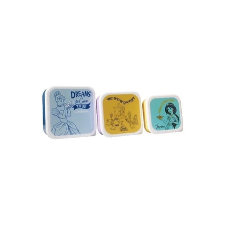 Disney Princess - Lot de 3 Snack Box Pop Disney Princess