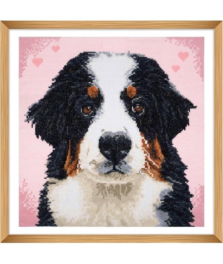 Kit de Point de Croix Comptée – Woof – 36 x 36 cm - Trimits Multicolore