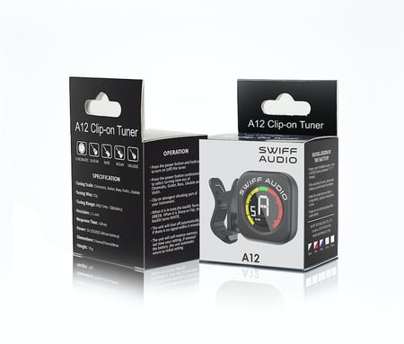 Swiff® A12 Clip-on Mini Tuner - Accordeur