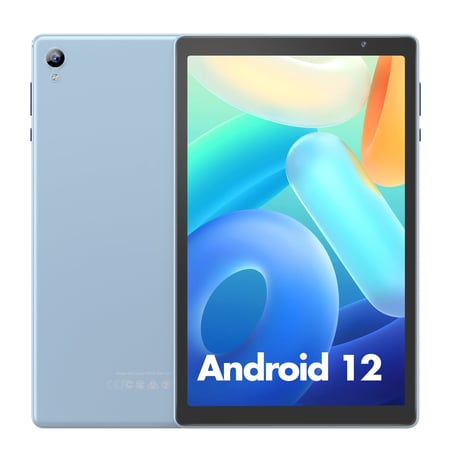 Tablette Android 12 Quad Core 10 pouces WiFi Bluetooth + SD 256Go Argent YONIS