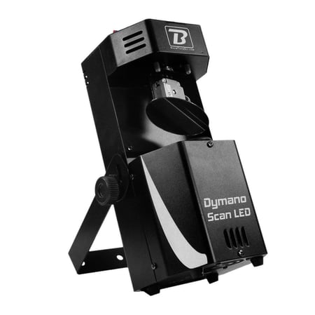Scan LED DMX 30W Dynamo BoomTone DJ Multi Gobos, Effet Rainbow, Stroboscope, Effet Shaking. DMX 9 canaux, Autonome ou Maître/Esclave. Micro et multi-programmes intégrés. Focus ajustable