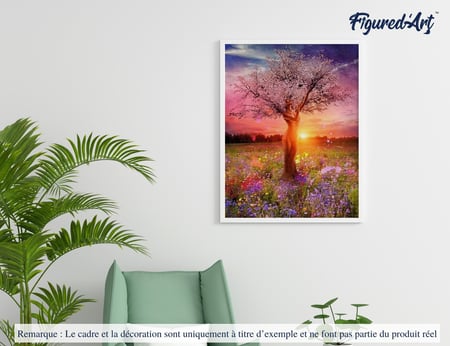 Peinture par Numéro Figured'Art - Arbre Corps de Femme - Kit de Loisir Créatif DIY Numéro d'Art Complet - 40x50cm sans châssis en bois