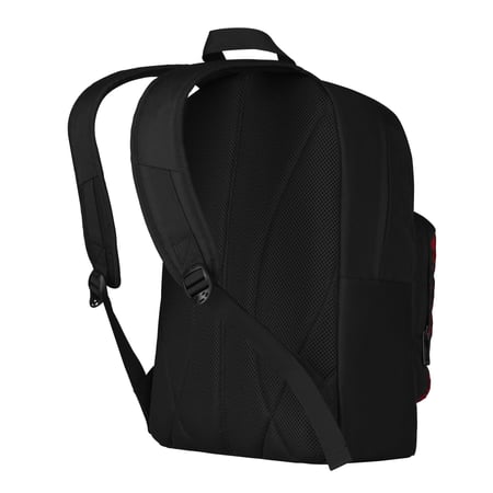 Sac à dos scolaire Wenger - BTS 2021 Crango - Compartiment ordinateur portable 16' - Multipoches - Bretelles confortables - Noir