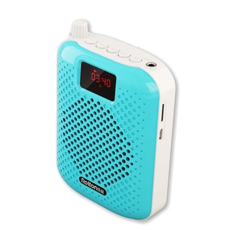 Enceinte Bluetooth Rose Gold Avec Microphone Amplificateur Et FM Intégrés Bleu YONIS