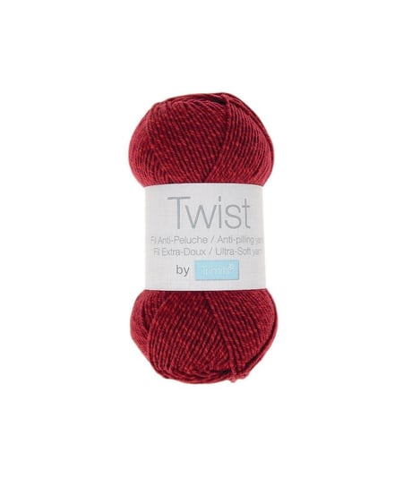 Pelote à tricoter TWIST - 100gr - Trimits 07 Rouge