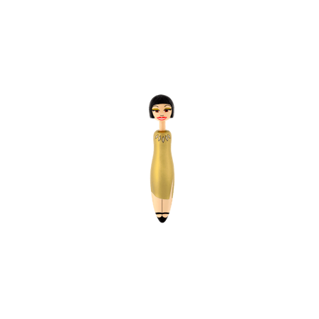 Stylo encre noire rétractable - Fashion Girl Pen - Pylones