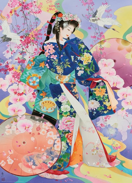Puzzle 1000 pièces - Seika by Haruyo Morita - Eurographics