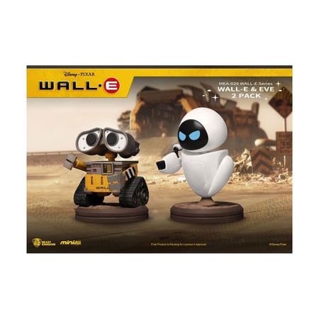 Wall-E - Pack 2 figurines Mini Egg Attack Wall-E Series  & Eve 8 cm
