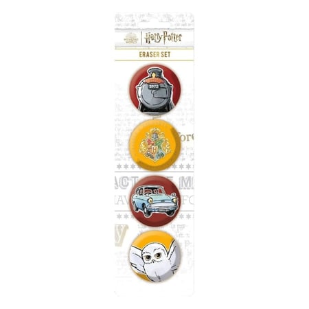 Harry Potter - Pack 4 gommes Harry Potter