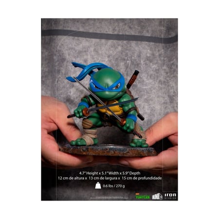 Les Tortues ninja figurine Mini Co. PVC Leonardo Iron Studios TMNT