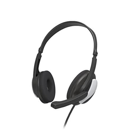 Casque micro stéréo HAMA HS-P100 V2 - Filaire jack 3,5mm - Noir