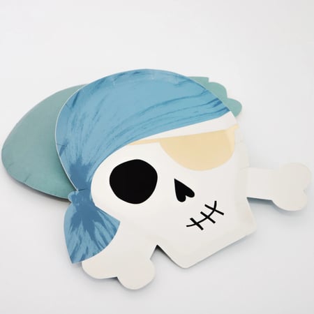 8 Assiettes Golden Pirate