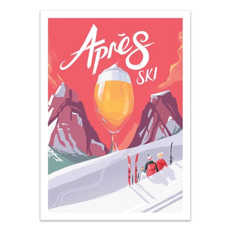 Affiche 30x40 cm - Après Ski - Mark Harrison