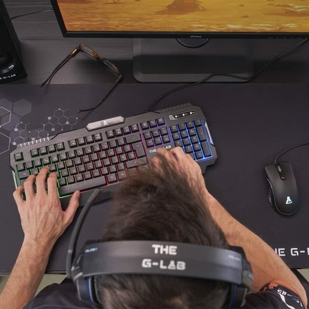 Combo gaming ARGON G-Lab clavier souris casque et tapis
