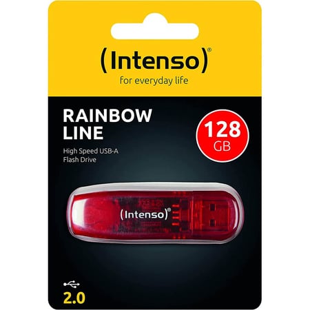 Clé Usb 2.0 128Gb Intenso Rouge