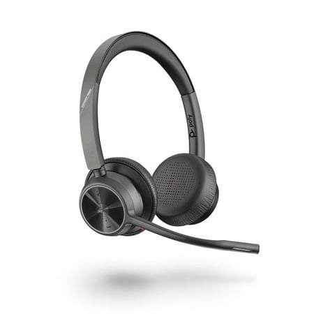 Micro-casque Plantronics/Poly Voyager 4320 M MS - Similicuir - 77Z32AA - Noir - 15,5 x 6,7 x 18,2 cm
