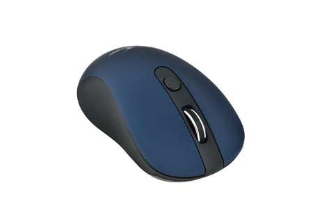 Souris universelle sans fil BLUESTORK 6 boutons métal bleu