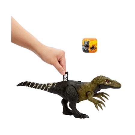 Jurassic World Dino Trackers - Figurine Wild Roar Orkoraptor