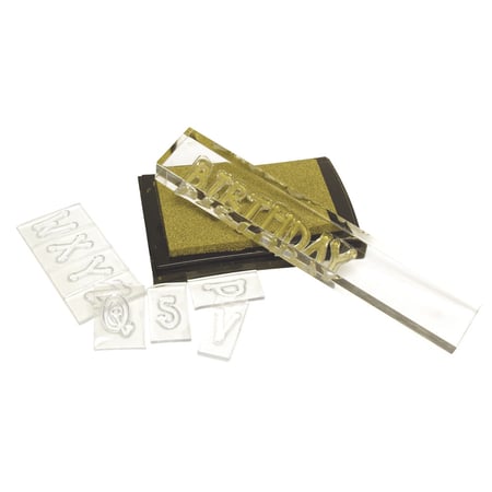 Set de dés acryliques, 3 tailles
