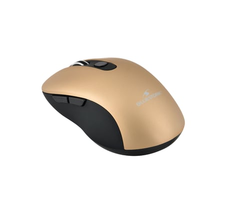 Souris sans fil métal OFF60 Bluestork 6 boutons or