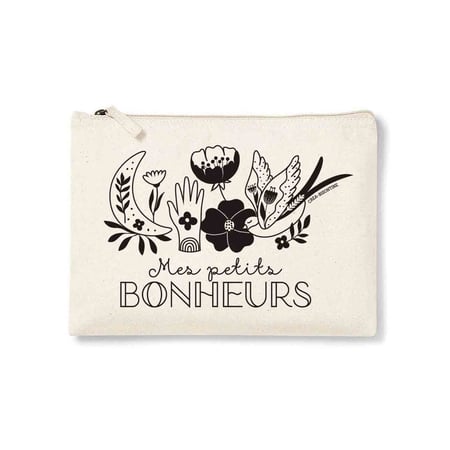 Trousse rectangulaire PM (20x13 cm) - Mes petits bonheurs