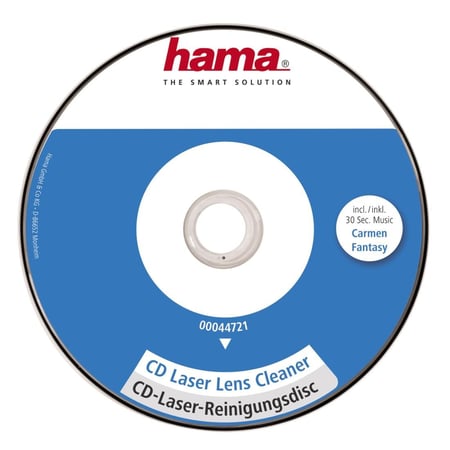 CD de nettoyage pour tête de lecture laser - HAMA