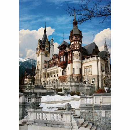 Puzzle 1000 pièces - Roumanie : Château de Peles - DToys