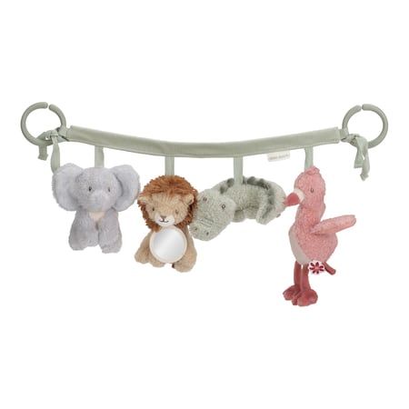 Chaine d'activités poussette Safari Friends - Little Dutch