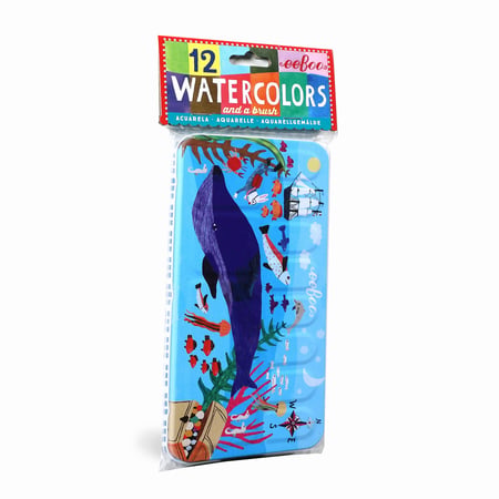 Palette aquarelle sous la mer