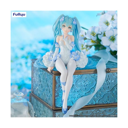 Hatsune Miku - Statuette Noodle Stopper Miku Flower Fairy Nemophila 15 cm