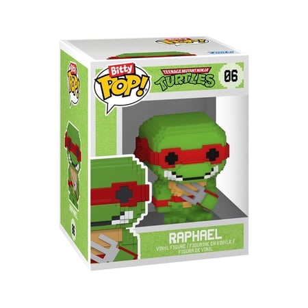 Les Tortues Ninja - Pack 4 figurines Bitty POP! 8-Bit 2,5 cm